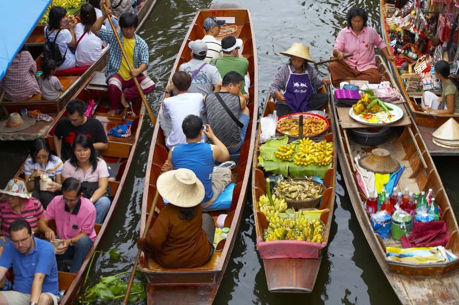 3-Day River Kwai, Floating Market and Erawan Waterfalls - A 3-Day Route From Bangkok to Erawan Falls and the River Kwai