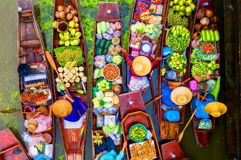 Bangkok: Floating Market and Train Market Experience - Maeklong Railway Market: Watching the Train Pass the Market Stalls