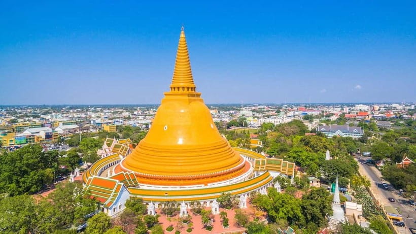 Bangkok: Floating Market, Phra Pathom Pagoda & Cafes Tour - After the Rain Coffee & Gallery: garden calm after the markets