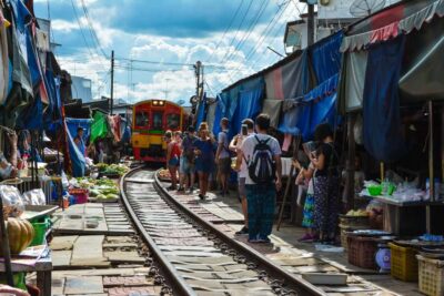 Bangkok: Maeklong Train Market & Amphawa Floating Market - Amphawa Floating Market on the canal: longtail boat shopping and street food