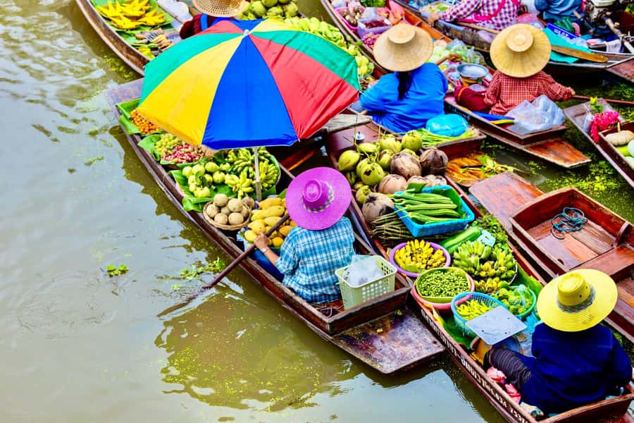 Bangkok: Private Floating Market and Train Market Experience - Ride the Local Train to Maeklong: The Umbrella-Market Moment