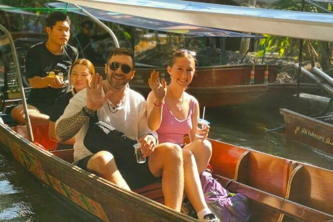 Bangkok's Best: City Highlights & Floating Market Private Tour - Wat Pho and Wat Arun: gold leaf, the Reclining Buddha, and river skyline views