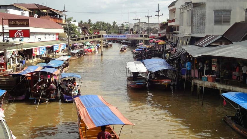 BKK: Damnoen Floating Market, Maeklong Rail & River Bridge - The 11-hour route from Bangkok: what the day really feels like