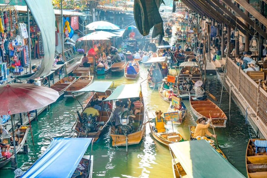 BKK : Private Damnoen Saduak Floating Market Half Day - After the Canal: Chang Phueak Camp Add-Ons (Optional, Cash-On-Site)