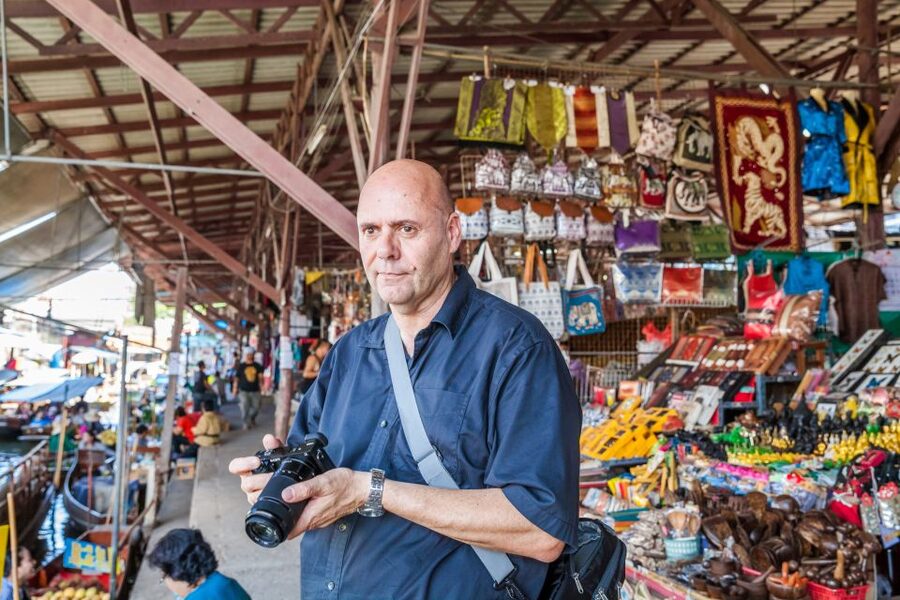 From Bangkok: Damnoen Saduak Floating Market Guided Tour - Paddle boat ride: short, included, and surprisingly useful