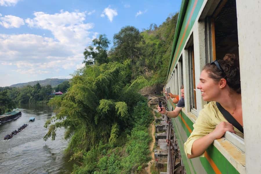 From Bangkok: Kanchanaburi Tour with Floating Market Visit - Bridge over the River Kwai: walking into the WWII story