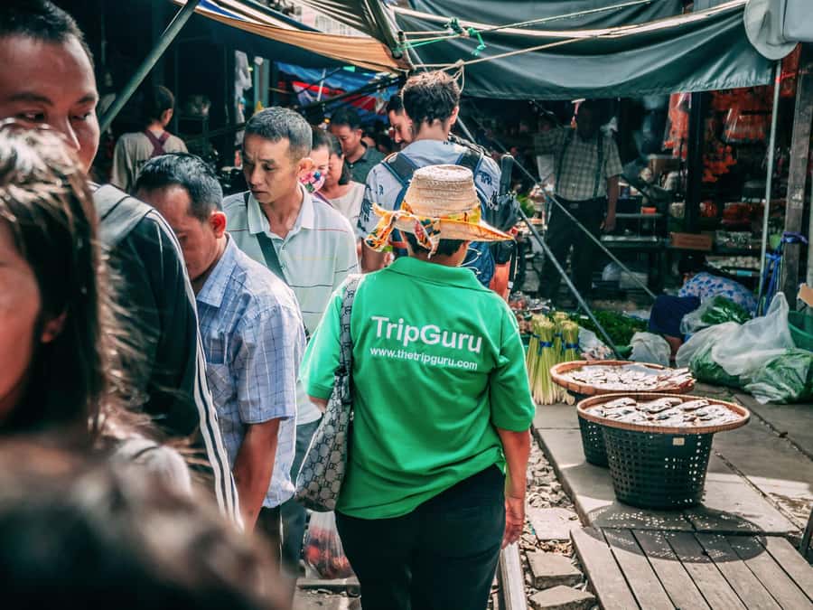 From Bangkok: Maeklong Railway and Floating Market Day Tour - Sustainability in the real world: Glass water and carbon offset credits