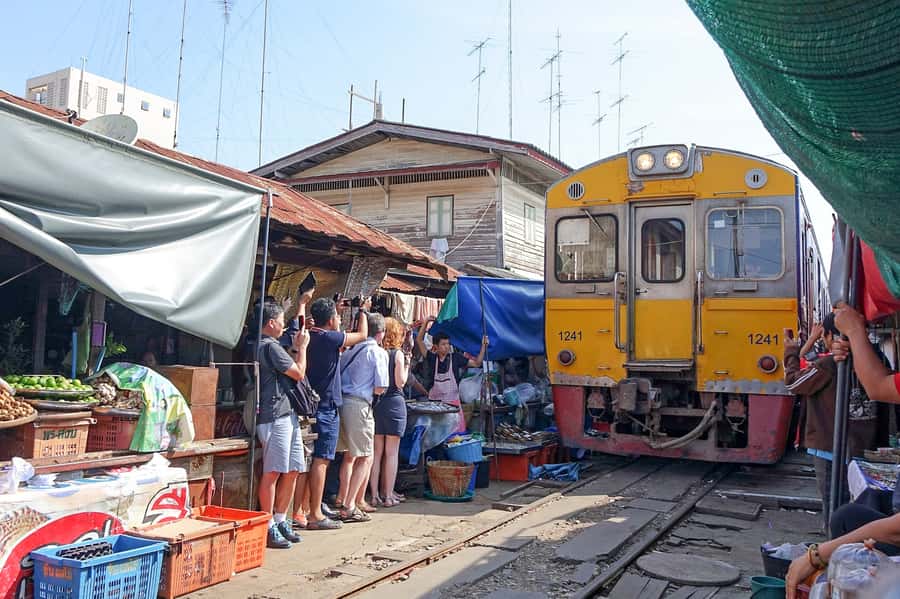 From Bangkok: Maeklong Railway and Floating Market Food Tour - Key points before you go