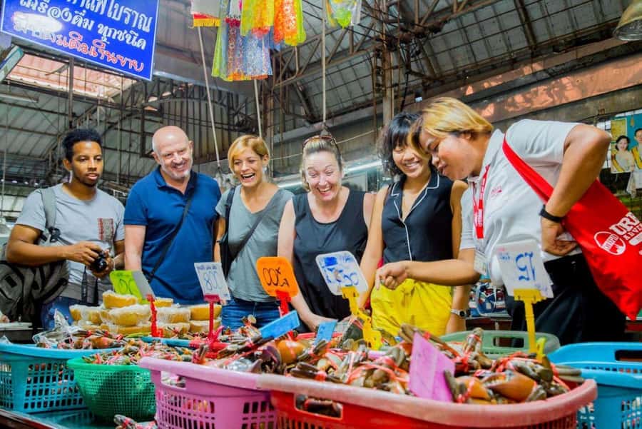 From Bangkok: Private Railway and Floating Market Tour - The railway market where vendors pack up for the train