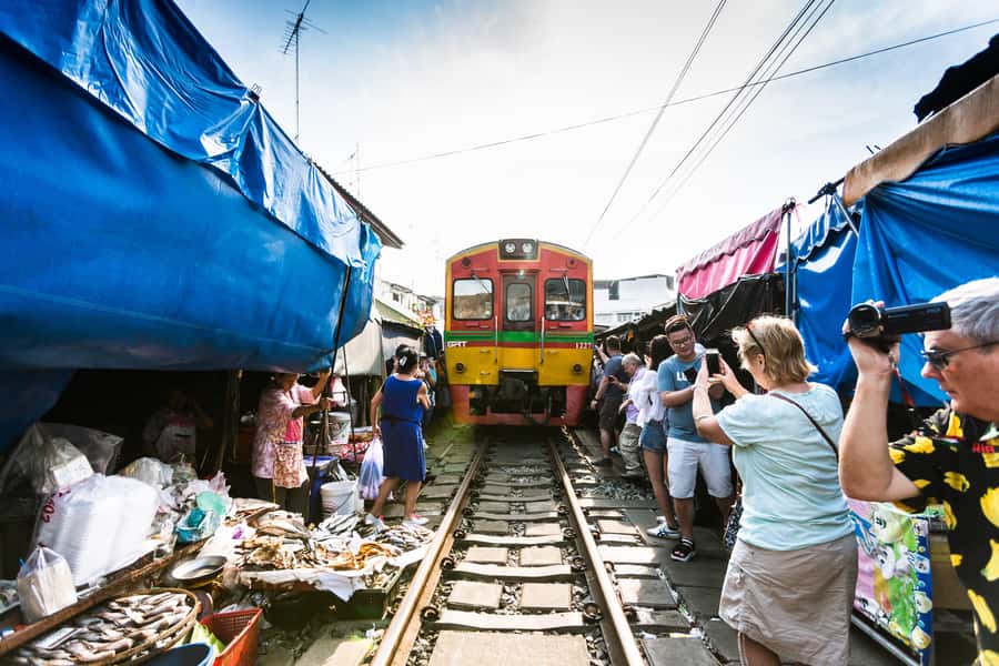 From BANGKOK: Railway Market and Amphawa Floating market - A Day Trip That Hits Two Market Icons from Bangkok