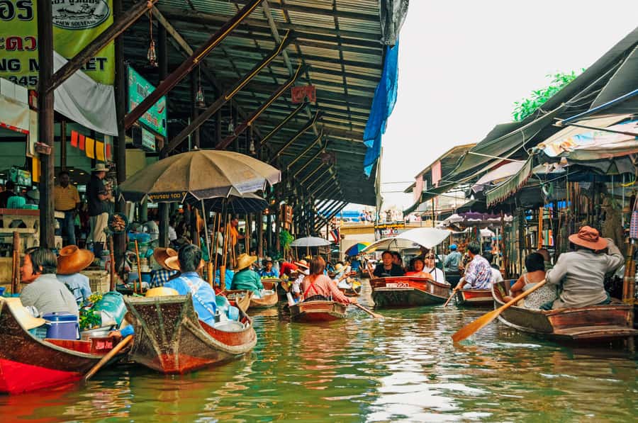 Grand Palace, Damnoen Floating Market & Maeklong Market Tour - Quick hits before you go