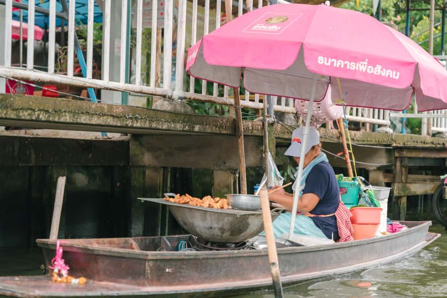 Longtail Boat Canal Tour to Bangkok Floating Market - Forest Temple and Orchid stops: nature breaks with good payoffs